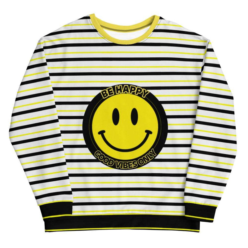 Be Happy Unisex Fleece Pullover Sweatshirt