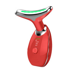 7-Color LED Microcurrent Facial Massager – Skin Firming Face & Neck Beauty Device for Lifting, Jawline & Anti-Aging