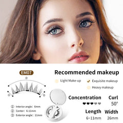 Magnetic False Eyelashes Set with Applicator - Fun Stuff Gift Shop