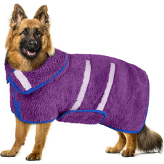 Dog Bathrobe | Super Soft Quick-Dry Robe & Towel for Dogs | Adjustable | XX-Large - Fun Stuff Gift Shop