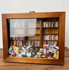 Anxiety Bookshelf – Miniature Stress Relief Desk Toy | Shake Away Your Anxiety