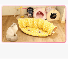 Cat Tunnel, Cat Bed, Cat Mat, Cat Sleeping Bag - Fun Stuff Gift Shop