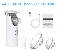 Portable Mesh Nebulizer – Handheld Silent Inhaler for Asthma & Respiratory Relief | Kids & Adults, Battery Powered