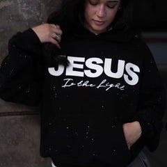 Jesus Hoodie | Light of the World Christian Pullover Sweatshirt