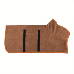 Pet Bath Robe Towel for Dogs & Cats | Quick-Dry Microfiber Wrap in 6 Colors & 5 Sizes - Fun Stuff Gift Shop