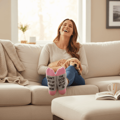 Funny Dog Mom Socks | Novelty Gift Set for Dog Lovers | 2 Pack - Fun Stuff Gift Shop
