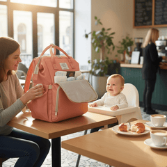 Large Capacity Diaper Bag Backpack | Mommy Bag with Insulated Pockets | 9 Colors - Fun Stuff Gift Shop