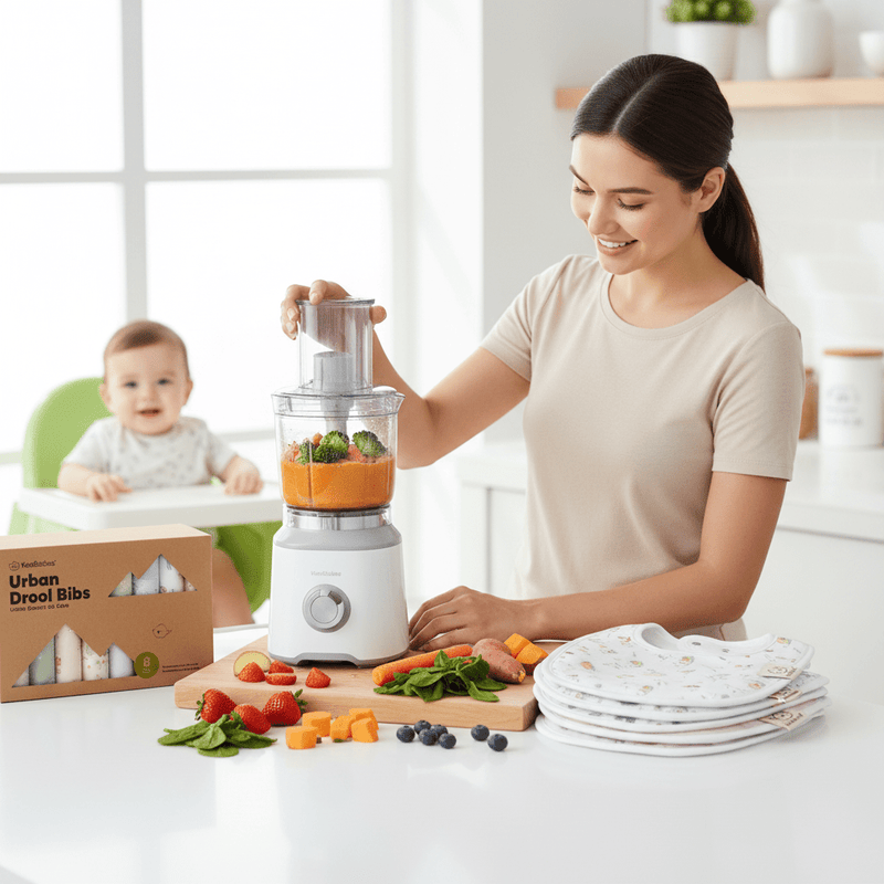 Little Bo 13-in-1 Baby Food Maker & Processor Set – Complete Meal Prep Kit for Babies 6M+ & Toddlers - Baby Food Makers - Fun Stuff Gift Shop