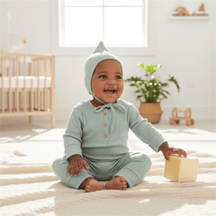 Long-Sleeve Baby Onesie – Soft Solid Color Bodysuit for Newborns & Infants | Boys & Girls (Sizes 66–90) - Fun Stuff Gift Shop