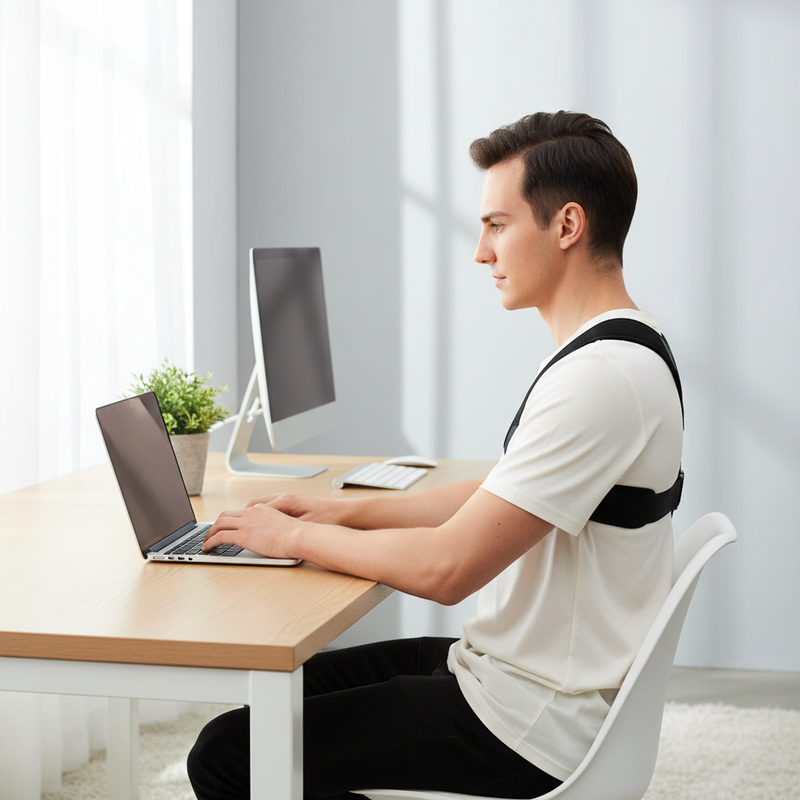 Man lifestyle - posture corrector