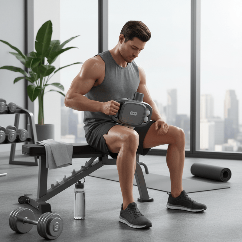 Deep Tissue Massage Gun for Muscle Recovery – 30 Speeds, 8/16 Heads, Quiet Percussion Therapy for Pain Relief & Fitness Recovery - Fun Stuff Gift Shop