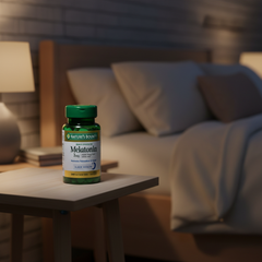 Nature's Bounty Melatonin Bottle Lifestyle