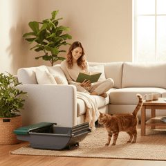 Self-Cleaning Litter Box Bundle — Smart Sensor + 4-Month Bag Supply - Fun Stuff Gift Shop