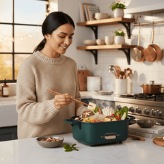 Electric Hot Pot with Non-Stick Cooker | 3 Sizes | 1750W - Fun Stuff Gift Shop