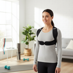 Woman lifestyle - posture corrector
